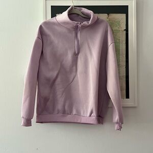 Lavender Half-Zip Pullover